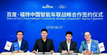 Ford China, Baidu Sign Strategic Collaboration LOI, Agree...